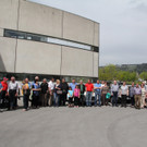 Oldtimer vor dem Medienhaus