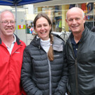 Organisationsteam Helmut Freuis _Radsportbeauftragter der Stadt__ Petra Dominguez _Stadt Bregenz__ Peter Kaufmann _Stadtmarketin