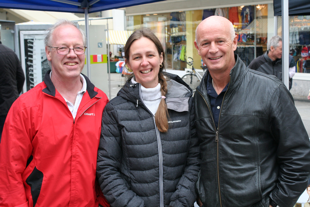 Organisationsteam Helmut Freuis _Radsportbeauftragter der Stadt__ Petra Dominguez _Stadt Bregenz__ Peter Kaufmann _Stadtmarketin