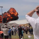 Flugzeugabsturz bei Flug-Show in Madrid