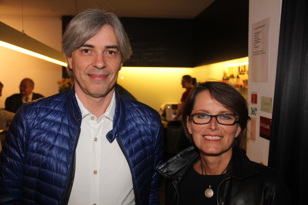 Obmann Peter Bilger und Martina Pfeifer-Steiner.JPG