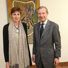 Haslauer und Rössler im Gespräch