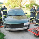 Verkehrsunfall im Bezirk Neunkirchen: Pkw-Lenkerin fuhr gegen Zaun