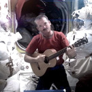 Astronaut Chris Hadfield auf der ISS