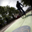 Erste Radwege in Wien wurden in der Nacht bereits grün markiert