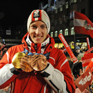 Olympia-Helden in Innsbruck gefeiert