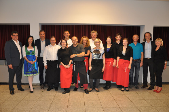 Das Organisations- und Gastroteam im Bludenzer Stadtsaal.