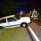 Großeinsatz nach Verkehrsunfall auf der B55 in Edlitz