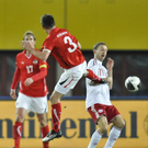 Fußball-Länderspiel Österreich gegen Dänemark