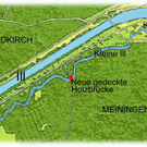 Firstfeier Holzbrücke über die Kleine Ill