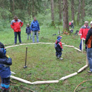 Bau des Waldsofas