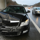 Unfall auf der Walgauautobahn