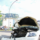 Dornbirn: Pkw kracht gegen Lkw
