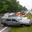 Crash auf A1 bei Thalgau