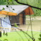 Alter Rhein trat über die Ufer