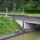 Überschwemmung in Altenstadt 