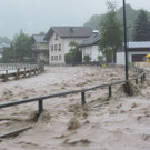 Hochwasser in Saalfelden