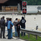 A8 überflutet
