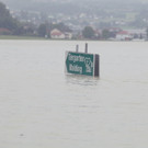 Wassermassen in Walding/Oö