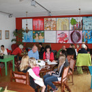 Zu Besuch im Lochauer „Sprachencafe“ 