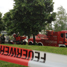 Wiener Feuerwehr im Hochwassereinsatz: Daube auf der Donau gesichert