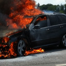 Bilder vom Fahrzeugbrand