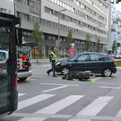 Fahrerflucht nach Motorrad-Unfall in Wien-Leopoldstadt