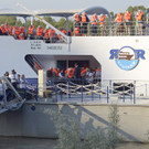 Evakuierung: Kreuzfahrtschiff hängt in Wien wegen Hochwasser fest