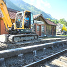 Gleisbau in Liechtenstein