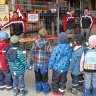 Kindergarten Batschuns besucht Erlebnisbaustelle