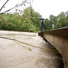 Dornbirn: Sperre der Furt nach starken Regenfällen
