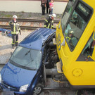 Schruns: Auto kollidiert mit Montafonerbahn