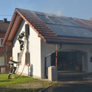Solaranlage in Brand