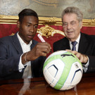 Alaba bei Heinz Fischer