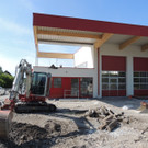      Bau des Prüfzentrums