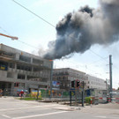Guntramsdorf: Dachstuhl-Brand auf Baustelle des Rathausviertels