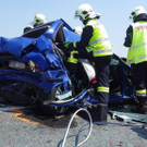 Zwei Verletzte bei Unfall auf der A4