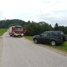 Pkw prallte in Hochegg gegen Strommast