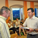 Verabschiedung von Chorleiter Gebhard Mathis