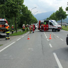 Rankweil: Unfall mit Überschlag auf L190