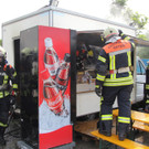 Brand Imbissbude Altach