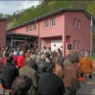 Feldmesse mit Pfr. Christian vor dem Pfadiheim