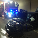 Unfall im Pfändertunnel: Bilder vom Unfallort