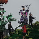     Auch im Regen wird geprobt