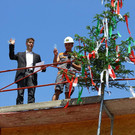 Gleichenfeier der ÖBB-Lehrwerkstätte, I