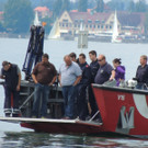    Bootsfahrt mit dem Feuerwehrboot Föhn