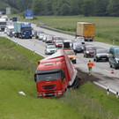 Lkw-Unfall auf A8