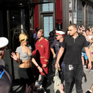 Rihanna vor dem Hotel Sacher in Wien