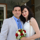 Ebru Kalkan und Serhan Gökmen haben geheiratet