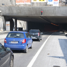Unfall im Pfändertunnel